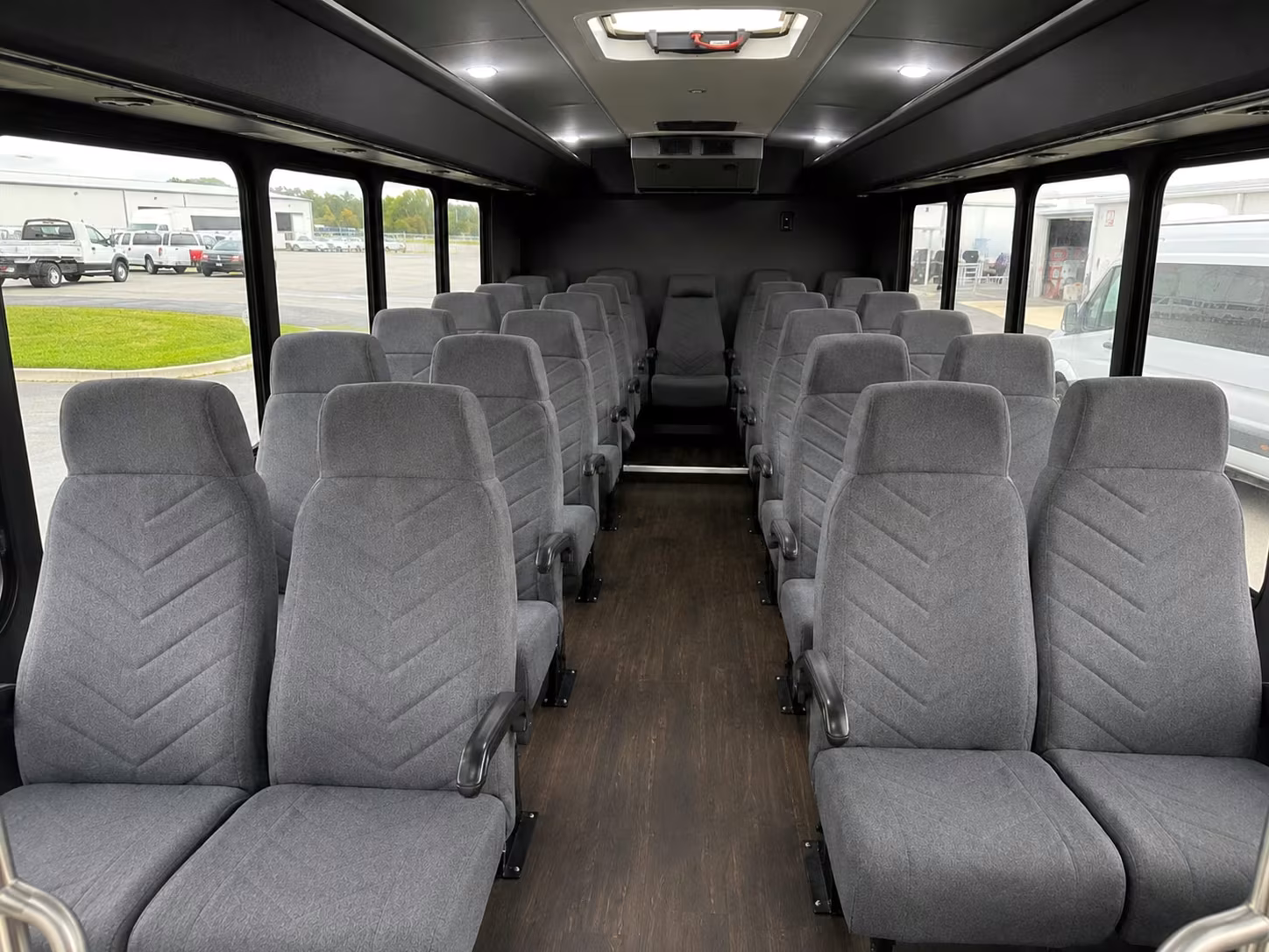 18 passenger minibus interior