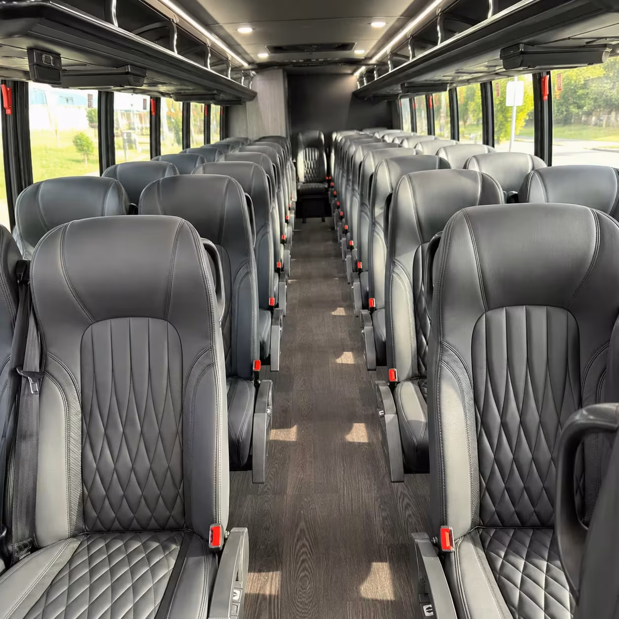 28 passenger minibus inside