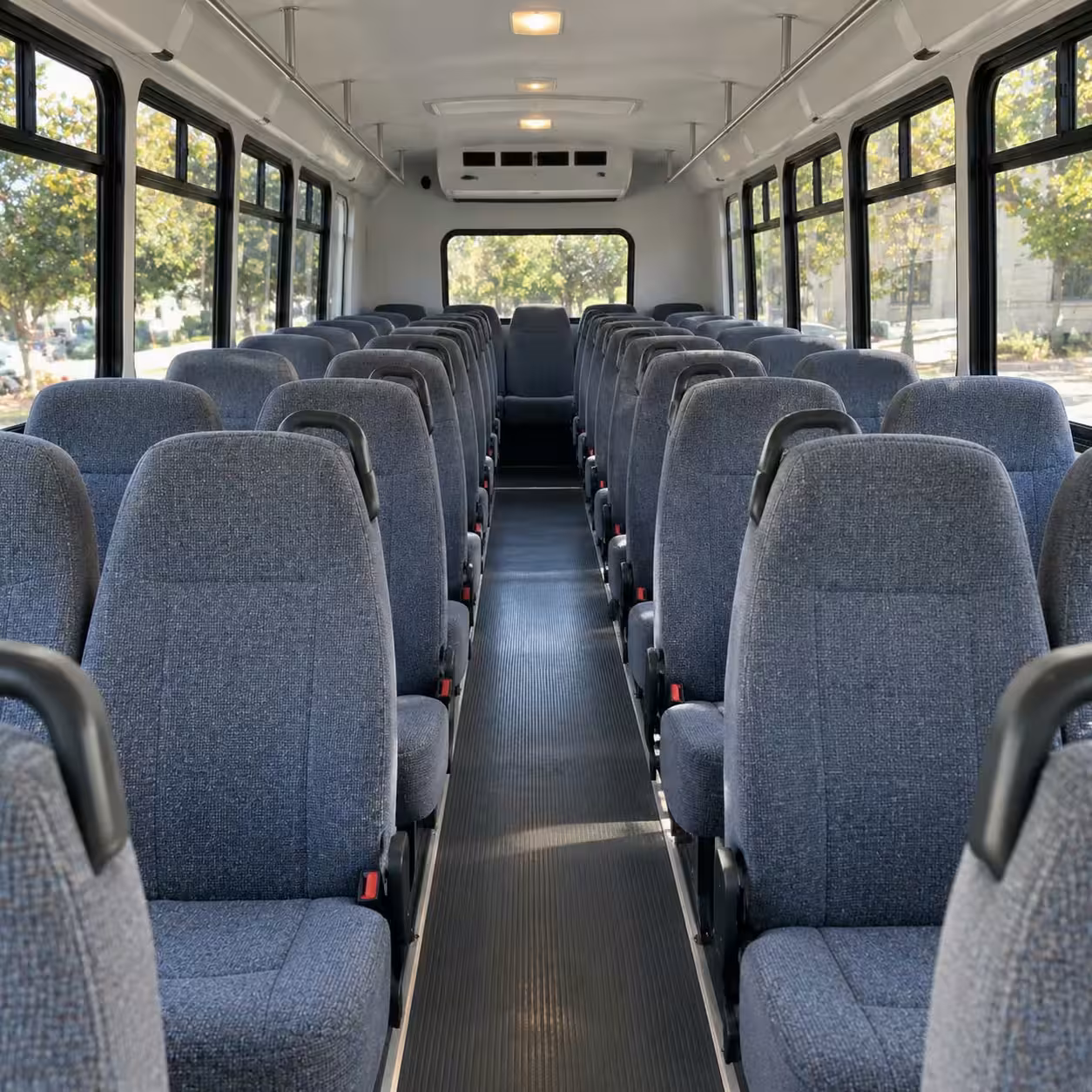 35 passenger minibus interior