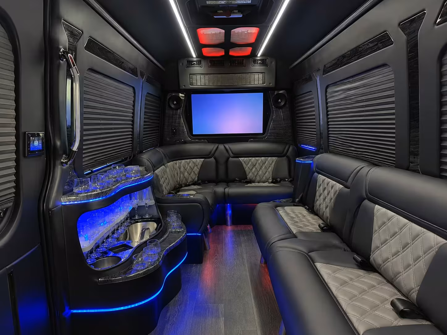 multi stop prom shuttle buses across thornton neighborhoods