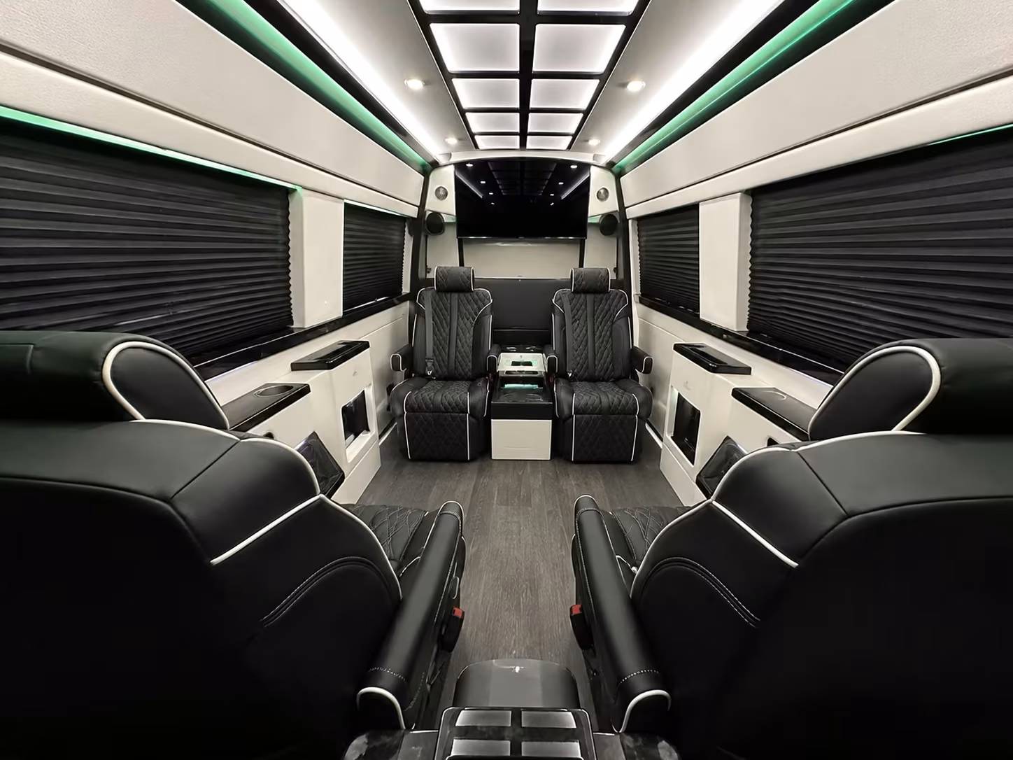 sprinter van with driver inside