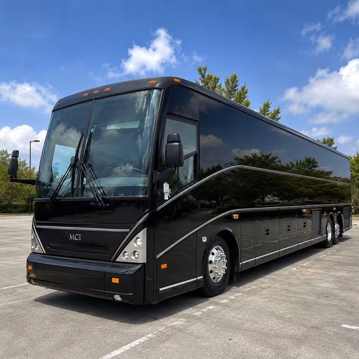 thornton 56 passenger charter bus rental