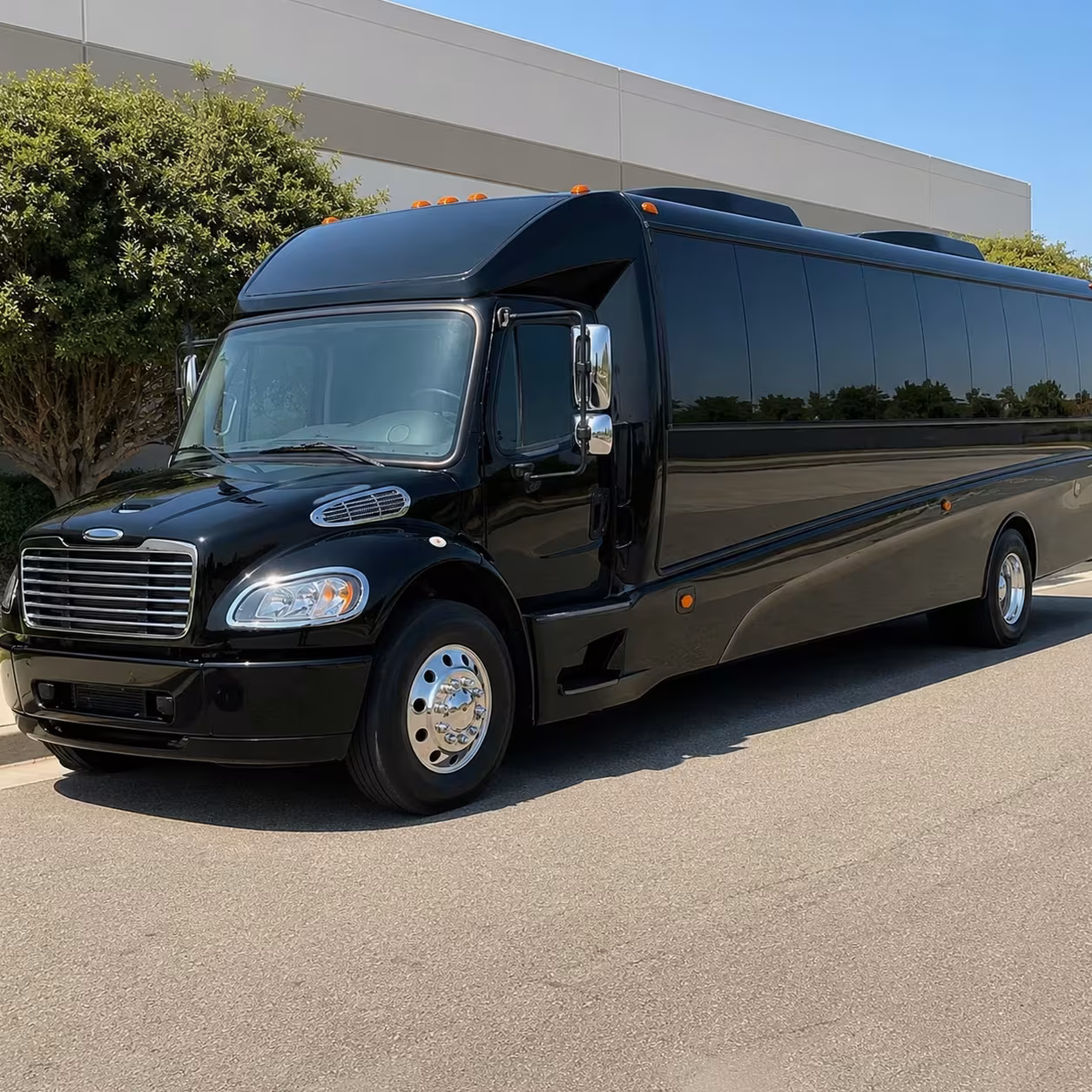 thornton minibus rentals for remote employee parking lots
